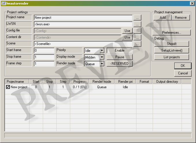 LWAutoRender preview